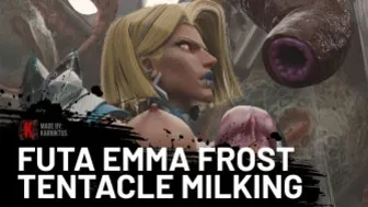 Futa Emma Frost Tentacle Milking thumbnail