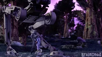 jedi blowjob on forest planet (topless) thumbnail