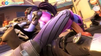 Widowmaker Riding Reaper's Cock (ToastedMW) thumbnail
