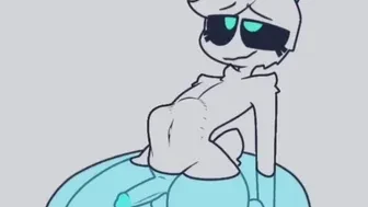 Zyneru getting filled by slime thumbnail