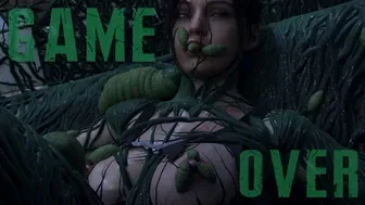 Claire Redfield stuffed by bugs (Game Over Edition) thumbnail