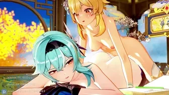 Eula x Lumine FutaSex (sound) (Anna Anon) thumbnail