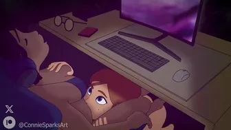 Under the Desk Deepthroat [Connie Sparks] thumbnail