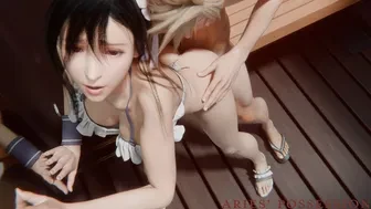 Tifa & Cloud: Costa Del Sol Changing Room Sex thumbnail