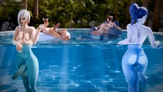 The Girls At The Pool [The Fastest GMan][4K60FPS] thumbnail