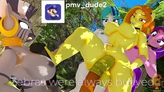 MLP - Zebra - Blacked/Bnwo - short - pmv_dude2 thumbnail