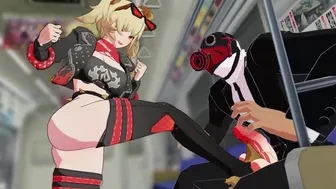 Kicking Balls on the Train [YokoBB] thumbnail