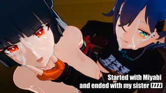 Started with Miyabi and ended with my sister (ZZZ) Full thumbnail