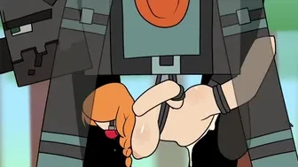 Minecraft Alex tied up with the Breeding Ravager thumbnail