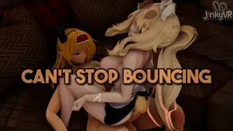 [JinkyVR] I think I'm getting addicted to bouncing on @Ginjo's cock.. thumbnail