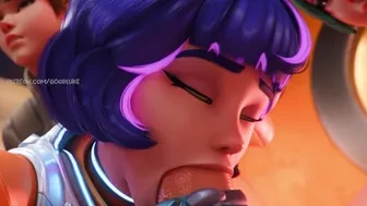 Overwatch Blowjob - Juno sucking Luke [Free Content] thumbnail