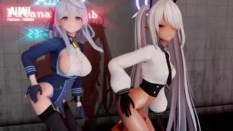 【FUTA】Ako & Iori's Futa dance【ふたなり】【Blue Archive】【ブルアカ】 thumbnail