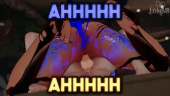 [JinkyVR] Getting CREAMPIED by @taclessvr in a mating press position thumbnail