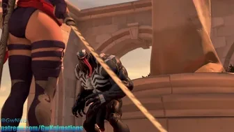 Psylocke x Venom Face fuck [Gwknimations] thumbnail