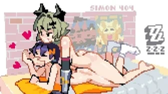 Belle and Caesar are having fun thumbnail