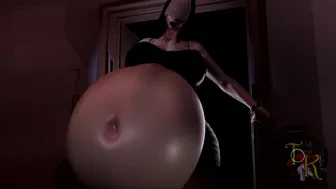 ToasterKing Vore: Goth Girl Halloween Oral Vore & Belly Inflation Alt Ending thumbnail