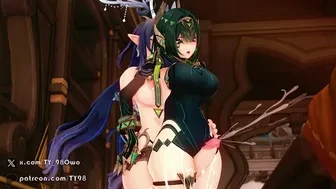 Lauma x Nefer FutaSex (sound) thumbnail