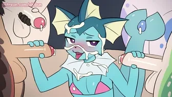 [Akibun] Vaporeon getting pounded thumbnail