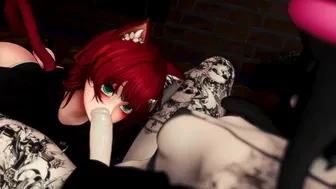 Goth Futa fucking Catgirl ! thumbnail