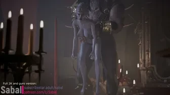 [BIG BREASTS] Minthara with the Minotaur by candlelight thumbnail