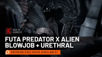 Futa Predator X Alien thumbnail