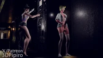 Futanari Overwatch Tracer Mercy [3dpipiro] thumbnail