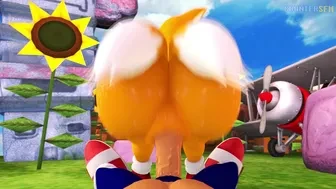 Tails riding Sonic thumbnail