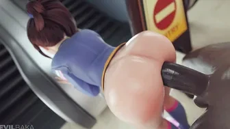 No Entry - D.Va [Blacked][Evilbaka][4K60FPS] thumbnail