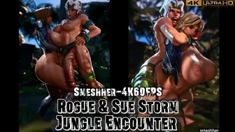 Rogue & Sue Storm - Jungle Encounter [Smeshher][4K60FPS] thumbnail