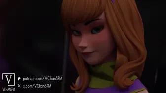 Daphne, Velma, and some hot sex while the elevator is stuck. thumbnail