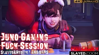 Juno Gaming Fuck Session [Slayed&Redlin][4K60FPS] thumbnail