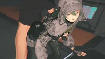 Fluorite Standing Doggy