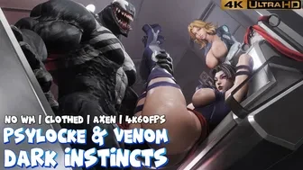 Psylocke & Venom [NO WM][Clothed][AXEN][4K60FPS] thumbnail