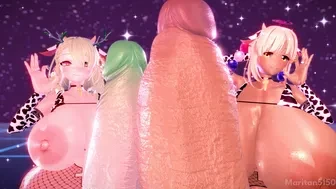 [Hololive] Ceres Fauna ❤ Tsukumo Sana - Hyper Futa Dance thumbnail