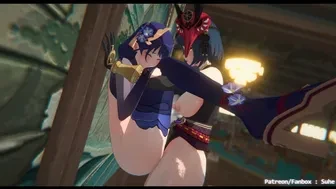 Raiden Shogun × Kujou Sara (Futa) thumbnail