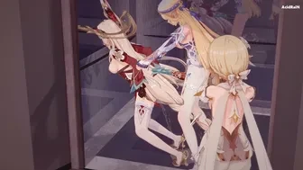 Alice x Futa Nicole having fun (Genshin impact) sex video thumbnail