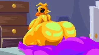 Nightmare Chica and one big purple cock! thumbnail