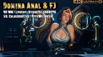 Domina Anal & FJ [NO WM][Lingerie-Stirrups][4K60FPS] thumbnail
