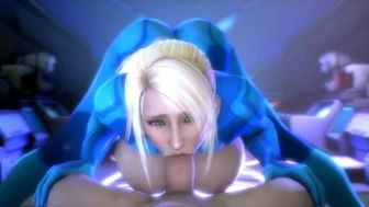 Samus Sucking [Clothed] [Noname55] thumbnail