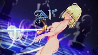[MMD R-18] Air - Saber thumbnail