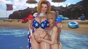 Marie & Tina Beach Babes [Bikini] [Hair 2] | Urbanator - 4K thumbnail