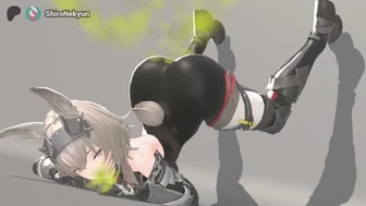 Twerk farting - ShiroNekyun thumbnail