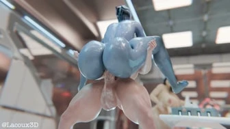 Liara taking each inch from shepar thumbnail