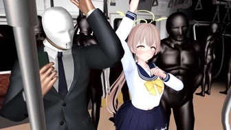 Hifumi having sex in a train thumbnail