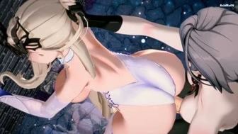 Signora x Futa Arlecchino video sex (GI) [Old work] thumbnail
