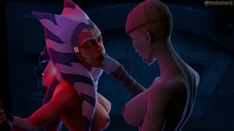 Beginning of training, Ahsoka and Ventress Sub spanish thumbnail