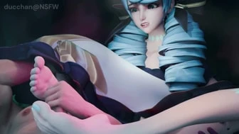 Gwen cum on soles [No Sounds] thumbnail