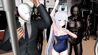 Miyako having sex in a train thumbnail