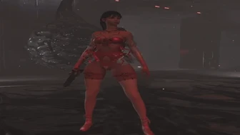 Nell was caught by slippery tentacles thumbnail