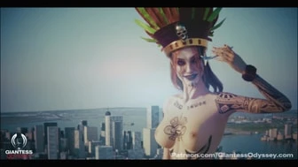 Raven vs Titania - Giantess Odyssey x RedFireD0g Full Crossover thumbnail